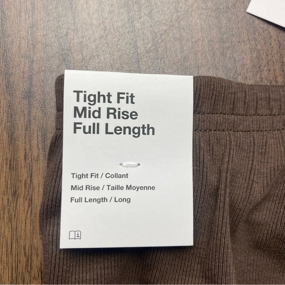 Nike Tight Fit Mid Rise Full Length Pants FV8000-237 Brown Woman’s Sz 2X - Picture 6 of 7